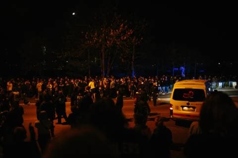 Chemnitz, GER, 15.11.2018, Konzert der Band Feine Sahne Fischfiletim AJZ nach Drohung abgesagt. Copyright: xMichaelxTrammerx