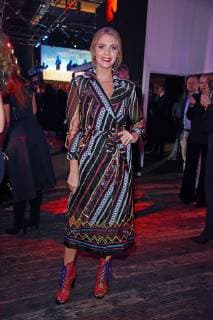 Viviane Geppert (in Aigner) beim BUNTE New Faces Award Style im Spindler & Klatt in Berlin