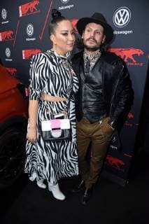 Manuel Cortez mit Freundin Miyabi Kawai beim BUNTE New Faces Award Style im Spindler & Klatt in Berlin