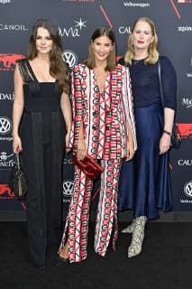 Ruby O. Fee, Nina Schwichtenberg und Lilly Ingenhoven bei der Verleihung der Bunte New Faces Award Style 2018 im Spindler & Klatt. Berlin, 15.11.2018