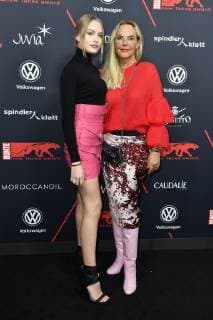 Cheyenne Savannah Ochsenknecht mit Mutter Natascha Ochsenknecht bei der Verleihung der Bunte New Faces Award Style 2018 im Spindler & Klatt. Berlin, 15.11.2018