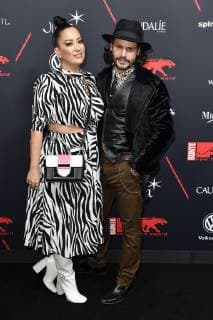 Miyabi Kawai und Manuel Cortez bei der Verleihung der Bunte New Faces Award Style 2018 im Spindler & Klatt. Berlin, 15.11.2018