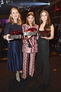 Lilly Ingenhoven, Nina Schwichtenberg und Ruby O. Fee bei der Verleihung der Bunte New Faces Award Style 2018 im Spindler & Klatt. Berlin, 15.11.2018