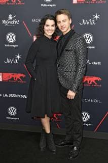 Maxine Kazis mit Freund Timmi Trinks bei der Verleihung der Bunte New Faces Award Style 2018 im Spindler & Klatt. Berlin, 15.11.2018