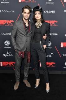 Maximilian Befort mit Schwester Luise Befort bei der Verleihung der Bunte New Faces Award Style 2018 im Spindler & Klatt. Berlin, 15.11.2018