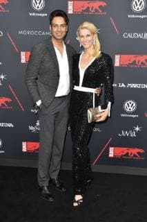 Natascha Grün mit Freund Param Multani bei der Verleihung der Bunte New Faces Award Style 2018 im Spindler & Klatt. Berlin, 15.11.2018