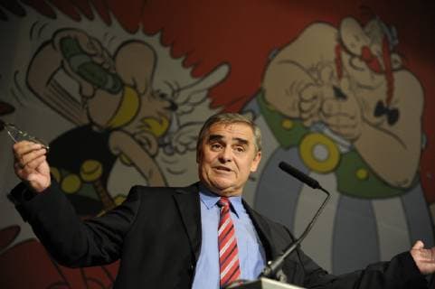 Die CDU Landtagsfraktion Saar feiert am Donnerstag (16.8.2012) im Weltkulturerbe Völklinger Hütte den 50. Geburtstag von Ministerpräsidentin Annegret Kramp-Karrenbauer. Hier spricht Ex-Ministerpräsident und Bundesverfassungsrichter Peter Müller. *** The CDU Parliamentary Group Saar celebrates the 50th birthday of Prime Minister Annegret Kramp Karrenbauer on Thursday 16 8 2012 at the World Cultural Heritage Site Völklinger Hütte Ex Prime Minister and Federal Constitutional Judge Peter Müller speaks here