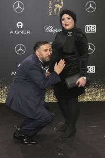 Kida Khodr Ramadan mit Ehefrau Meryem Ramadan bei der 70. Bambi-Verleihung 2018 im Stage Theater am Potsdamer Platz. Berlin, 16.11.2018