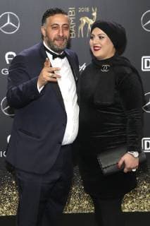 Kida Khodr Ramadan mit Ehefrau Meryem Ramadan bei der 70. Bambi-Verleihung 2018 im Stage Theater am Potsdamer Platz. Berlin, 16.11.2018