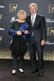 Paul Breitner mit Ehefrau Hildegard Breitner bei der 70. Bambi-Verleihung 2018 im Stage Theater am Potsdamer Platz. Berlin, 16.11.2018