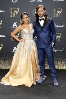 Sylvie Meis und Riccardo Simonetti bei der 70. Bambi-Verleihung 2018 im Stage Theater am Potsdamer Platz. Berlin, 16.11.2018