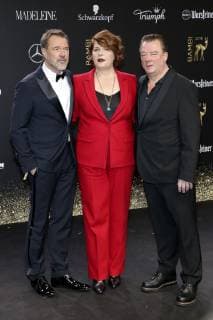 Sebastian Koch, Susanne Böwe und Peter Kurth bei der 70. Bambi-Verleihung 2018 im Stage Theater am Potsdamer Platz. Berlin, 16.11.2018