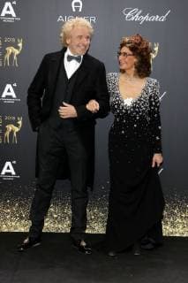 Thomas Gottschalk und Sophia Loren bei der 70. Bambi-Verleihung 2018 im Stage Theater am Potsdamer Platz. Berlin, 16.11.2018