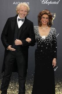Thomas Gottschalk und Sophia Loren bei der 70. Bambi-Verleihung 2018 im Stage Theater am Potsdamer Platz. Berlin, 16.11.2018