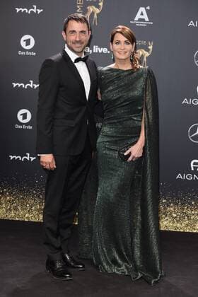 Anja Kling mit Ehemann Oliver Haas BAMBI 2018 - Roter Teppich im Theater am Potsdamer Platz in Berlin am 16.11.2018