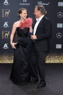 Alicia von Rittberg, Nico Hofmann BAMBI 2018 - Roter Teppich im Theater am Potsdamer Platz in Berlin am 16.11.2018