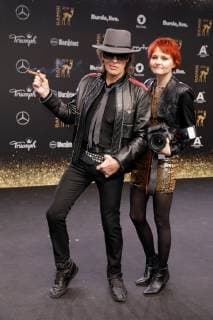 Udo Lindenberg und Tine Acke bei der Verleihung Bambi 2018 am 16.11.2018 in Berlin Bambi 2018 Verleihung in Berlin