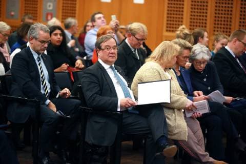 Verleihung: Toleranzringe u. Schulpreis Toleranz macht Schule 2018 im Wallraf-Richartz-Museum NRW Ministerpräsident Armin Laschet 16.11.2018