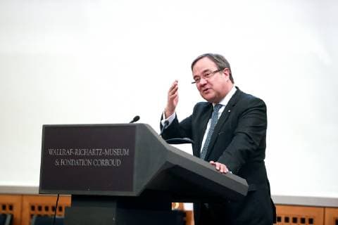 Verleihung: Toleranzringe u. Schulpreis Toleranz macht Schule 2018 im Wallraf-Richartz-Museum NRW Ministerpräsident Armin Laschet hielt die Festrede 16.11.2018