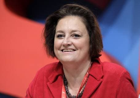 Dr. Ina Czyborra, Deutschland, Berlin, Maritim Hotel Berlin, SPD Landesparteitag am 16. und 17. November 2018 *** Dr Ina Czyborra Germany Berlin Maritim Hotel Berlin SPD State Party Conference 16 and 17 November 2018