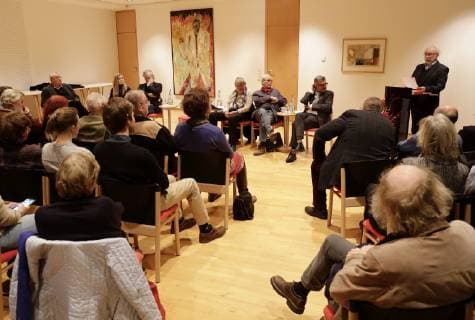 Klaus-Juergen Scherer, Ann-Kathrin Zierau, Prof. Dr. Peter Brandt, Autoren Siegward Lönnendonker, Tilman Fichter , Dr.Siegfried Heimann, Deutschland, Berlin, Willy-Brandt- Haus, Buchvorstellung Geschichte des SDS , Der Sozialistische Deutsche Studentenbund 1946-1970, 20.11.2018