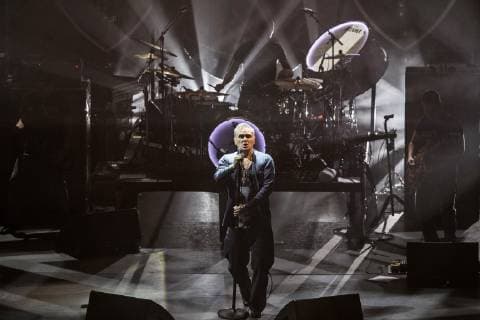 November 22, 2018 - EUM20181122ESP15.JPG.CIUDAD DE MEXICO.- Music Musica-Morrissey.- El cantante britanico, Morrissey, durante su concierto en el Auditorio Nacional, la noche de este jueves 22 de noviembre de 2018. Foto: Agencia EL UNIVERSAL German Espinosa RCC.  - ZUMAu78_ 20181122_zaf_u78_090 Copyright: xGermanxEluniversalx