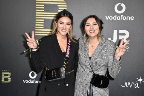 Katharina Damm und Anna Maria Damm beim 3. Place To B Award 2018 im Axel Springer SE Verlagshaus. Berlin, 24.11.2018