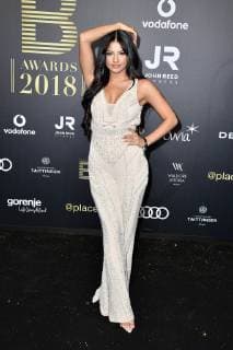 Ivana Santacruz beim 3. Place To B Award 2018 im Axel Springer SE Verlagshaus. Berlin, 24.11.2018