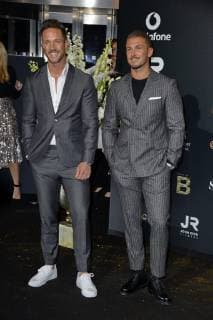 Daniel Fuchs, Sandro Rasa, PLACE TO B Awards. Zum dritten Mal werden die PLACE TO B Awards an Social-Media-Stars und Content Creators verliehen in Berlin am 24.11.2018