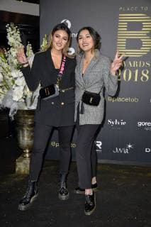 Anna Maria Damm, Katharina Damm, PLACE TO B Awards. Zum dritten Mal werden die PLACE TO B Awards an Social-Media-Stars und Content Creators verliehen in Berlin am 24.11.2018