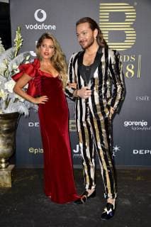 Sylvie Meis, Riccardo Simonetti, PLACE TO B Awards. Zum dritten Mal werden die PLACE TO B Awards an Social-Media-Stars und Content Creators verliehen in Berlin am 24.11.2018