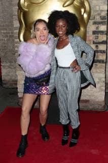 Bella Penfold and Shan Ako attend the BAFTA Childrens Awards 2018 at The Roundhouse in London. NOVEMBER 25th 2018  GBHx184382
