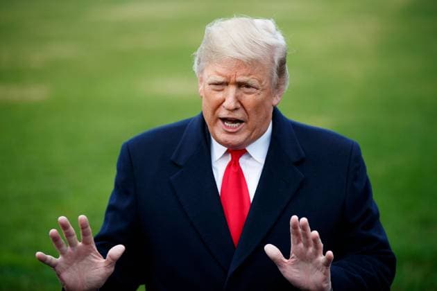(181126) -- WASHINGTON, Nov. 26, 2018 -- U.S. President Donald Trump speaks to reporters before departing from the White House in Washington D.C., the United States, on Nov. 26, 2018. Donald Trump said here on Monday that he hopes the current confrontation between Ukraine and Russia will get straightened out. ) U.S.-WASHINGTON D.C.-PRESIDENT-TRUMP-UKRAINE-RUSSIA-CONFRONTATION TingxShen 
