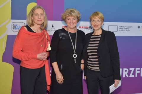 Verleihung Deutscher Kurzfilmpreis 2018 Prof. Dr. Susanne Stuermer, Prof. Monika Gruetters, MdB, Dr. Martina Muench Verleihung 62, Deutscher Kurzfilmpreis 2018 im Waschhaus Arena Potsdam. am 28.11.2018