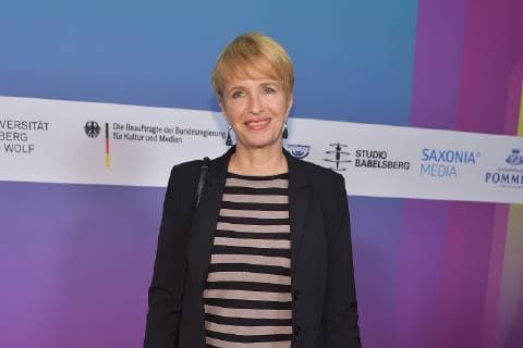 62. Verleihung Deutscher Kurzfilmpreis 2018 Dr. Martina Muench Verleihung 62, Deutscher Kurzfilmpreis 2018 im Waschhaus Arena Potsdam. am 28.11.2018