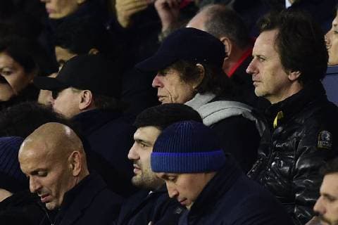 Mick Jagger CELEBRITES : PSG vs FC Liverpool - Ligue des Champions UEFA - Paris - 28 11 2018 JBAutissier Panoramic 