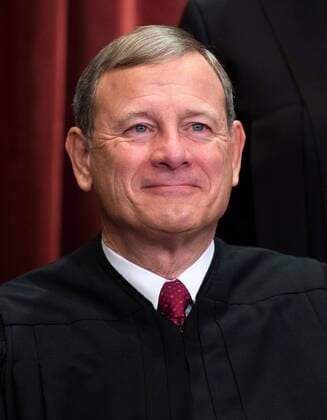 Chief Justice of the United States John G. Roberts poses during the official Supreme Court group portrait at the Supreme Court on November 30, 2018 in Washington, D.C.  WAP20181130305 KEVINxDIETSCH