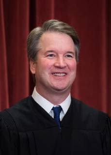 Supreme Court Associate Justice Brett M. Kavanaugh poses during the official Supreme Court group portrait at the Supreme Court on November 30, 2018 in Washington, D.C.  WAP20181130311 KEVINxDIETSCH