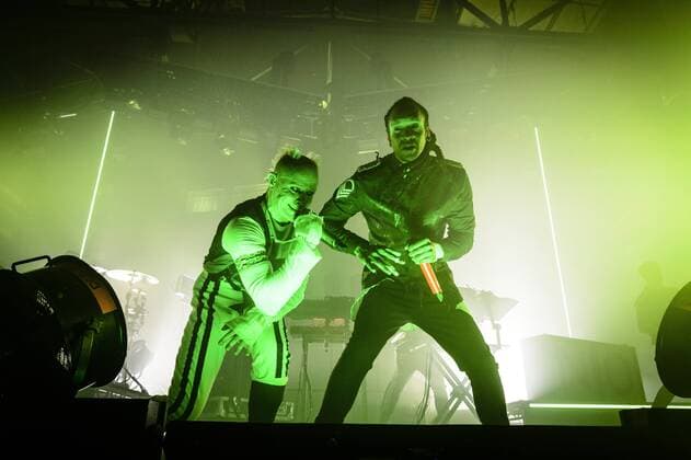 THE PRODIGY (Keith Flint & MC Maxim Reality) live bei der No Tourist Tour im Zenith, München am 28.11.2018