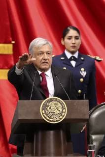December 1, 2018 - EUM20181201NAC75.JPG .CIUDAD DE MEXICO. InvestitureInvestidura-AMLO.- 1 de diciembre de 2018. Andres Manuel Lopez Obrador toma protesta como Presidente de Mexico en el Palacio Legislativo de San Lazaro. Foto: Agencia EL UNIVERSALJose SerratosEELG  - ZUMAu78_ 20181201_zaf_u78_087 Copyright: xElxUniversalx