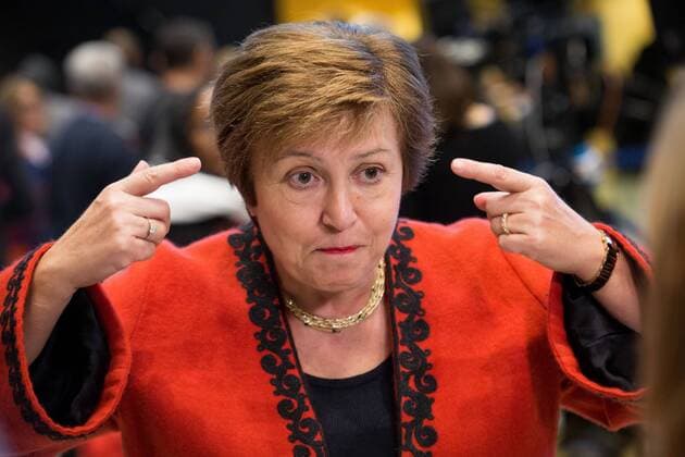 December 3, 2018 - Katawice, Silesia, Poland - Kristalina Georgiewa (chief executive officer of the World Bank) during the UN Climate Change Conference (COP24) in Katowice, Poland on 3 December 2018 Katawice Poland  - ZUMAn230 20181203_zaa_n230_563 Copyright: xMateuszxWlodarczykx