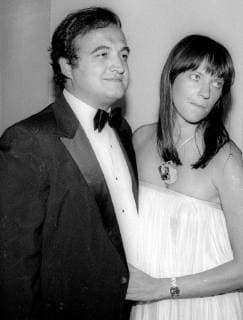 Celebrities New York. NY. USA. John Belushi and wife Judith Belushi-Pisano in 1977. UPDATE:05.12.18 LMK33-SLIB051218ASCU-001 