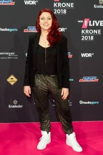 Bochum, Germany 06.12.2018, 1Live Krone 2018, Tahnee Schaffarczyk auf dem Roten Teppich der 1Live Krone ( DeFodi001