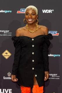 Bochum, Germany 06.12.2018, 1Live Krone 2018, Nikeata Thompson auf dem Roten Teppich der 1Live Krone ( DeFodi001