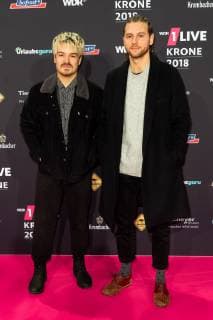 Bochum, Germany 06.12.2018, 1Live Krone 2018, Milky Chance auf dem Roten Teppich der 1Live Krone ( DeFodi001