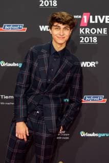 Bochum, Germany 06.12.2018, 1Live Krone 2018, Lukas Rieger auf dem Roten Teppich der 1Live Krone ( DeFodi001