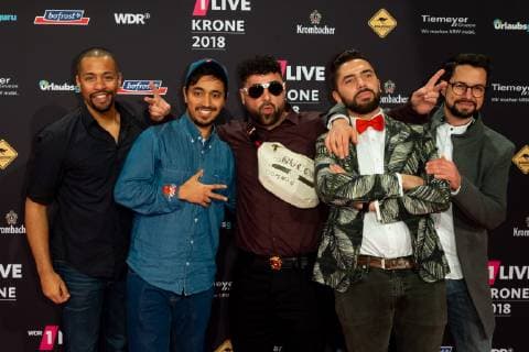 Bochum, Germany 06.12.2018, 1Live Krone 2018, RebellComedy auf dem Roten Teppich der 1Live Krone ( DeFodi001