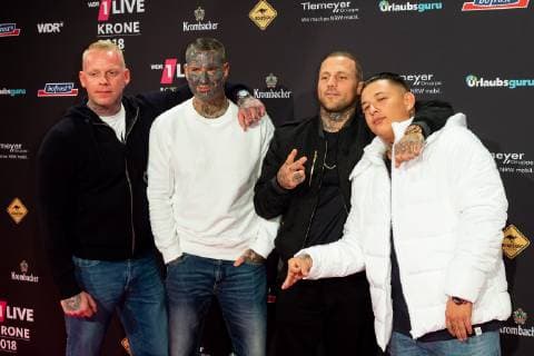 Bochum, Germany 06.12.2018, 1Live Krone 2018, Kontra K auf dem Roten Teppich der 1Live Krone ( DeFodi001