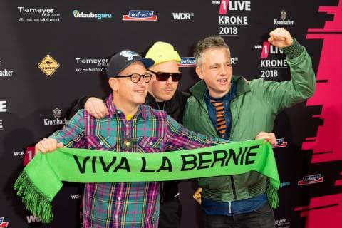 Bochum, Germany 06.12.2018, 1Live Krone 2018, Fettes Brot auf dem Roten Teppich der 1Live Krone ( DeFodi001