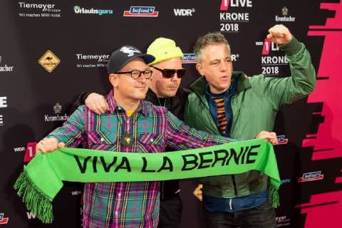Bochum, Germany 06.12.2018, 1Live Krone 2018, Fettes Brot auf dem Roten Teppich der 1Live Krone ( DeFodi001